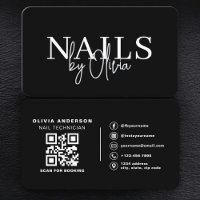 Nail Technician QR Code Modern