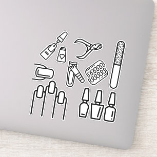 Nail technician Stickers