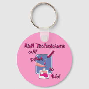 Nail Technicians Keychain