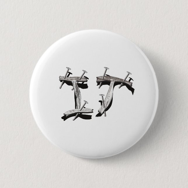 nailed it 6 cm round badge (Front)