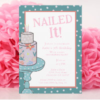 Nailed It Baking Cake Decorating Birthday