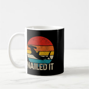 Nailed It Hammerhead Shark Vintage Funny Fishing G Coffee Mug