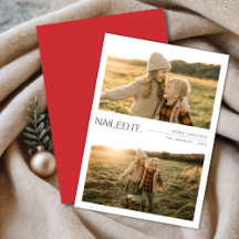 Nailed It Playful Kids 2 Photo Christmas Red