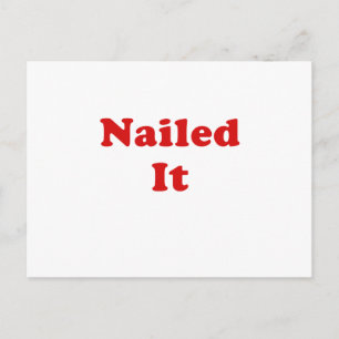 Nailed It Postcard