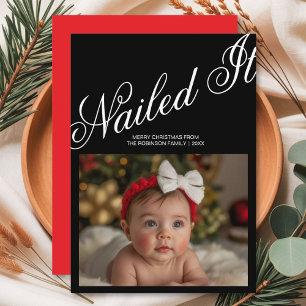 Nailed It Unique Family Holiday Greeting