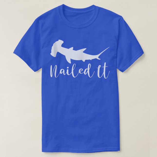 Nailed It Whale Shark Fin Tank Top (Design Front)