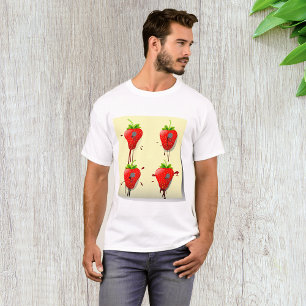 Nailed Strawberries Mens T-Shirt