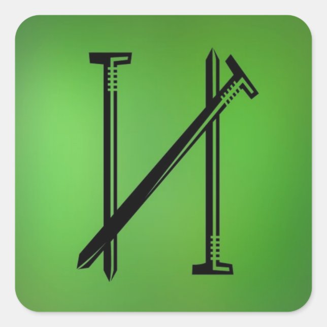 Nails AH2010 Square Sticker (Front)