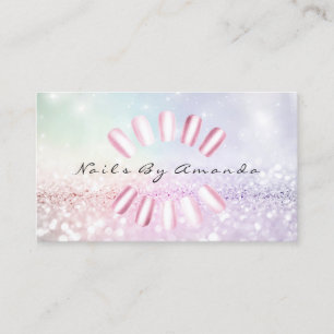 Nails Artist Makeup Blue Pastel Pink Appointment