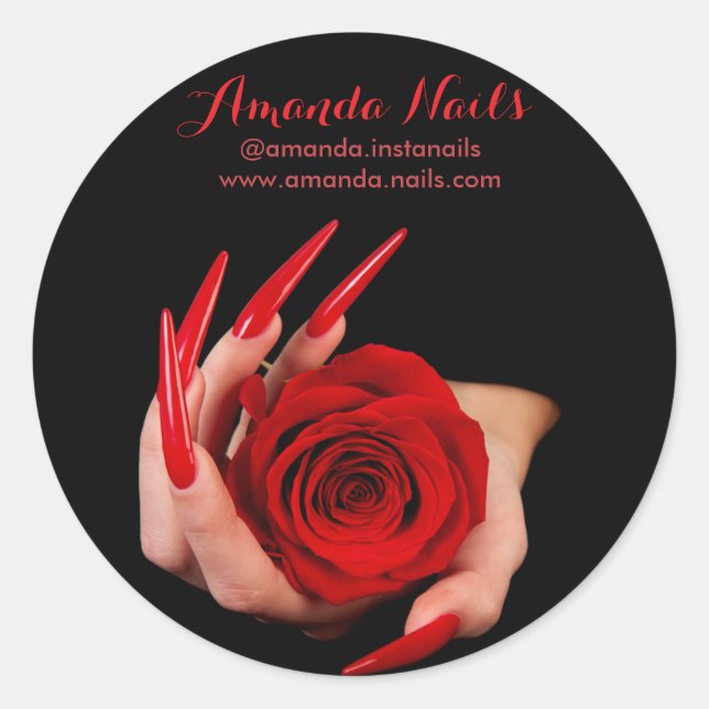 Nails Artist Sticker (Front)