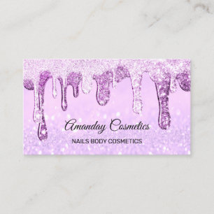 Nails Artist Wax Makeup Body Cosmetics Glitter Business Card
