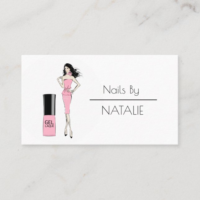 Nails Business Card (Front)