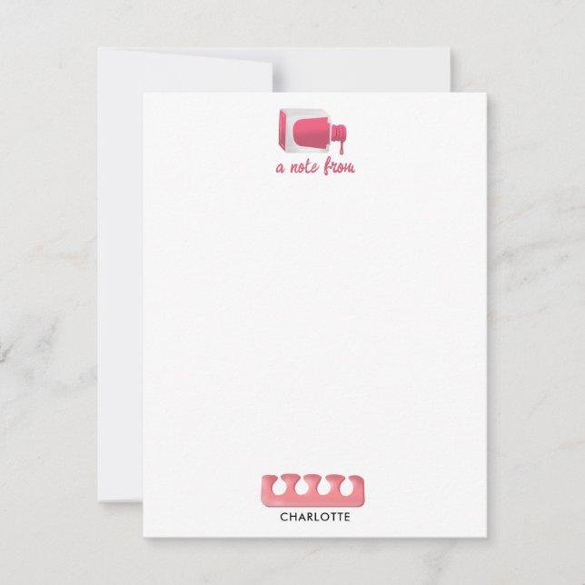 Nails Manicure Pedicure Beauty Salon  Card (Front)