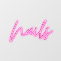 Nails neon sign