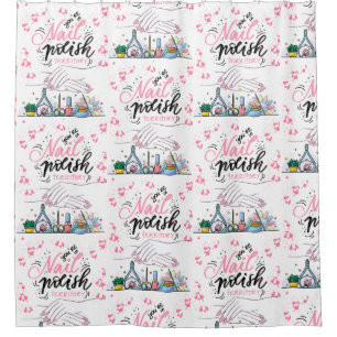 nails polish territory shower curtain