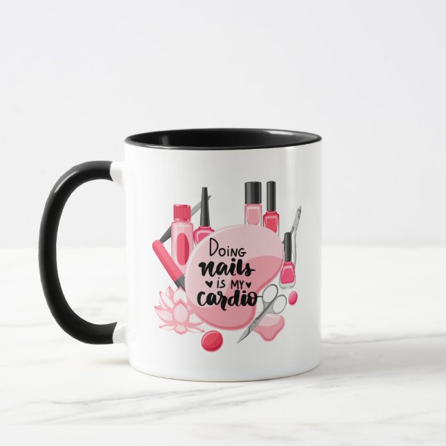 NAILS QUOTE DESIGN MUG (Left)