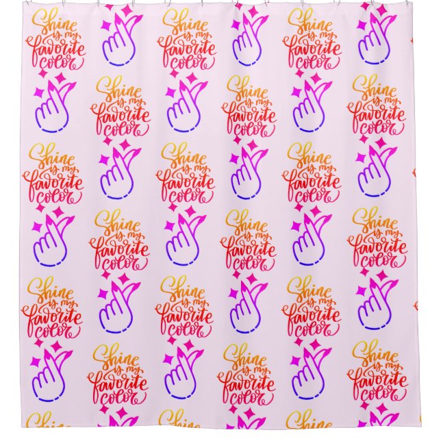 nails quote nails polish salon decorating ideas shower curtain (Front)