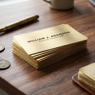 Nails, Relic, Treasure Hunter   Metal Detecting Business Card