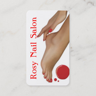 Nails Salon Beauty Spa Business Card