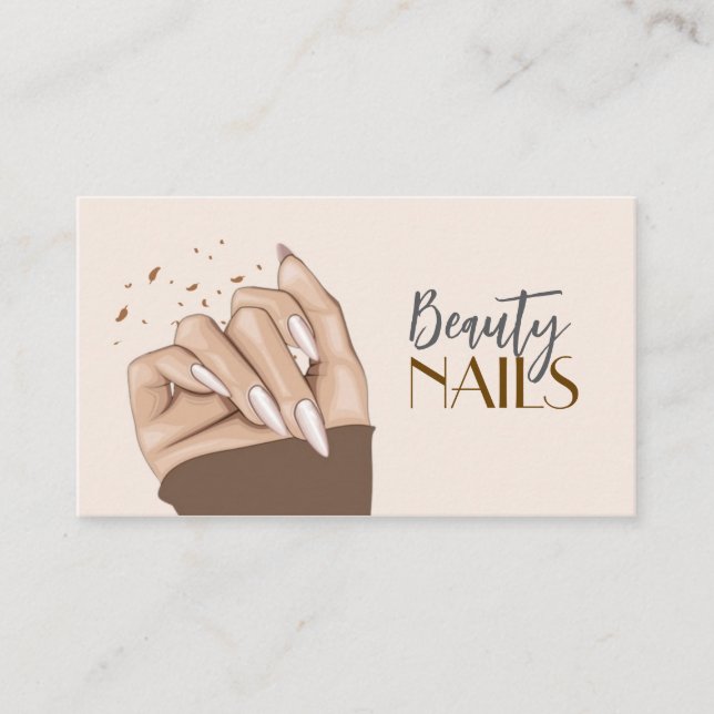 Nails Salon Business Card (Front)