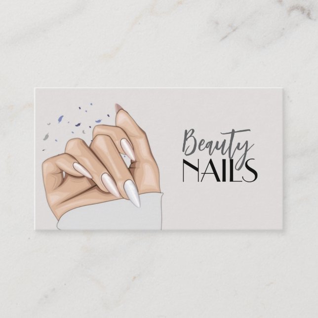 Nails Salon Business Card (Front)