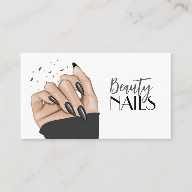 Nails Salon Business Card (Front)