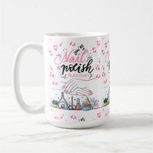 nails salon decorating style coffee mug