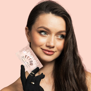 Nails Studio Drips Glitter  Manicure QR Code Logo Business Card