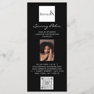 Nails Studio Foto Logo QR Wax Makeup Price List Menu