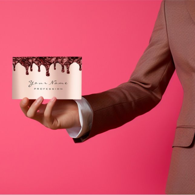 Nails Wax Epilation Depilation Pink Chocolate Cake Business Card (#NailsNectar #WaxWonder #EpilationElegance #DepilationDelight #PinkPerfection #ChocolateCharm #Busin)