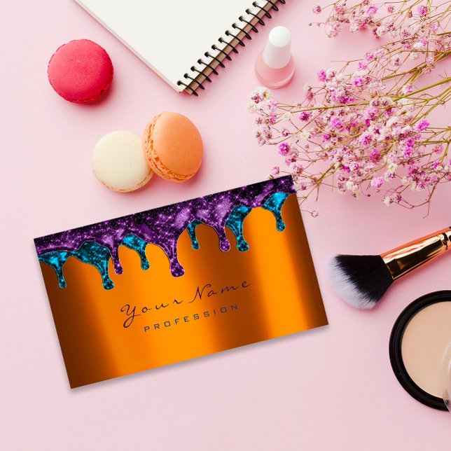 Nails Wax Epilation Depilation Violet Bronze Honey Business Card (Nails Wax Epilation Depilation Violet Bronze Honey Business Card)