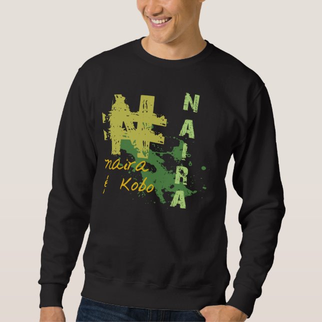 Naira Grunge Sign T Shirt (Front)