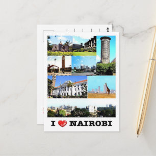 Nairobi - Kenya - I Love - Postcard