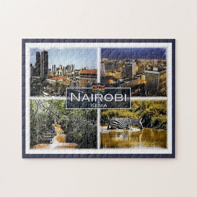 Nairobi - Kenya - Mosaic - Jigsaw Puzzle (Horizontal)