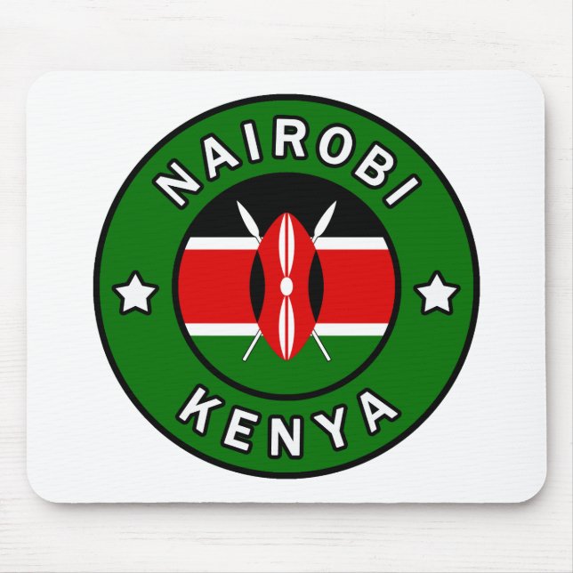 Nairobi Kenya Mouse Mat (Front)