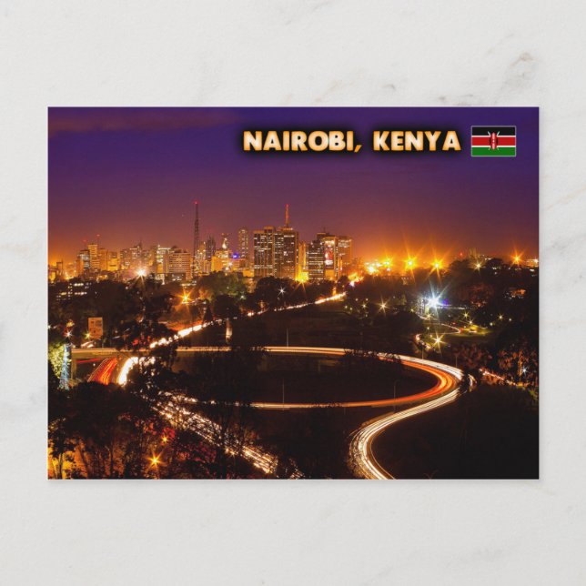 Nairobi Kenya Postcard (Front)