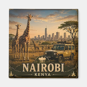 🧲 Nairobi Kenya Travel Memory For Safari Trips 🧲 Magnet