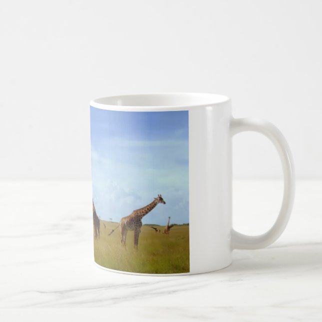 Nairobi National Park Giraffes Coffee Mug (Right)