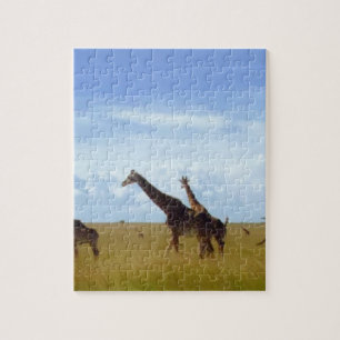 Nairobi National Park Giraffes Jigsaw Puzzle