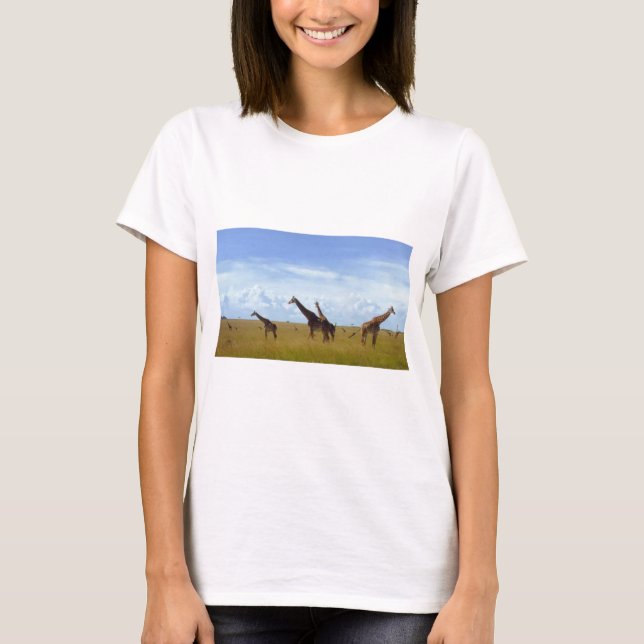 Nairobi National Park Giraffes T-Shirt (Front)
