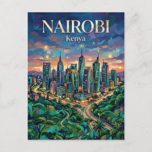Nairobi Upper Hill Kenya Postcard