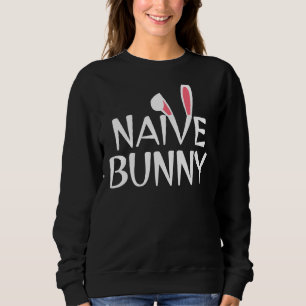 Naive Bunny Family Rabbit Group Matching Couple Ea Sweatshirt