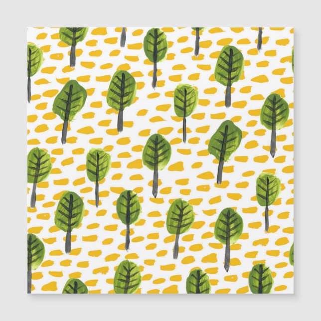 Naive Green Black Tree Pattern (Front)