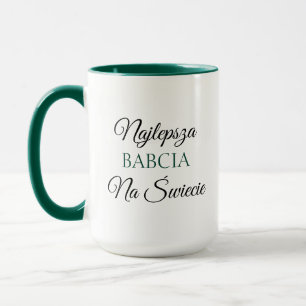 Najlepsza Babcia Na Świecie - Polish Grandmother Mug