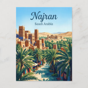 Najran Saudi Arabia Postcard