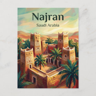 Najran Saudi Arabia Postcard