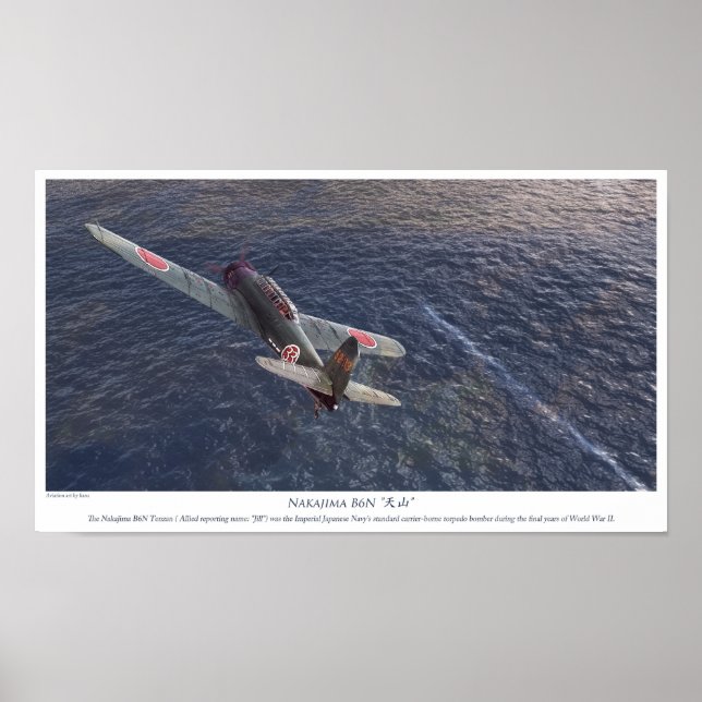 Nakajima B6N Tenzan Poster (Front)