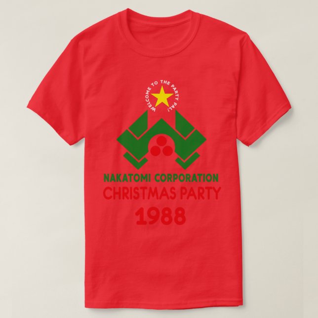 Nakatomi Plaza Christmas Party T-Shirt (Design Front)