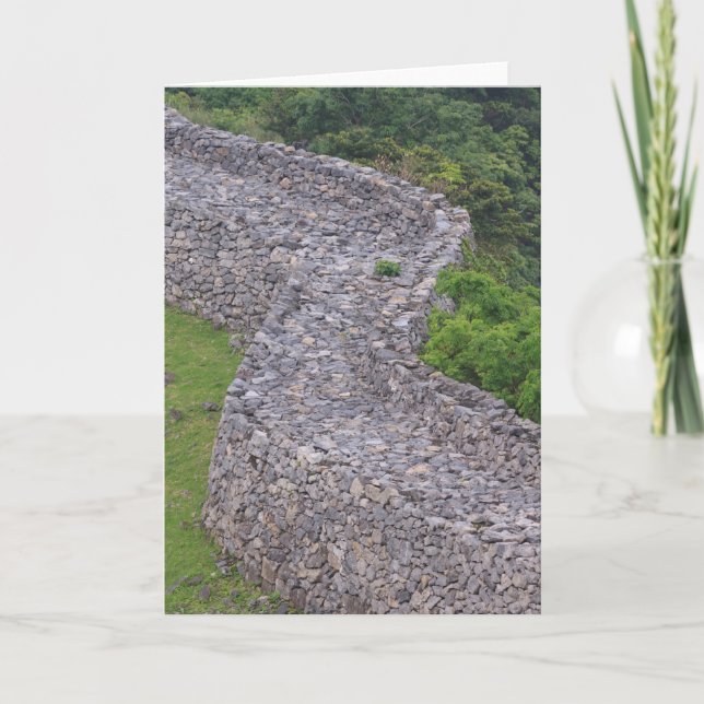 Nakijin Castle Wall Card (Front)