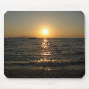 Naklua Beach Sunset .. Pattaya, Chonburi, Thailand Mouse Mat